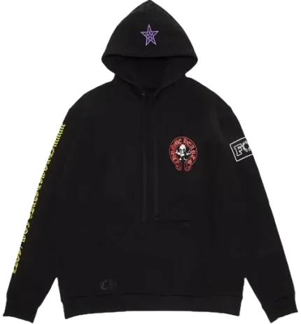 black-chrome-hearts-hoodie