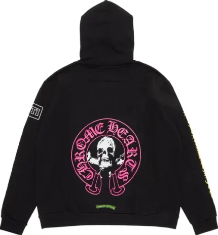 black-chrome-hearts-hoodie