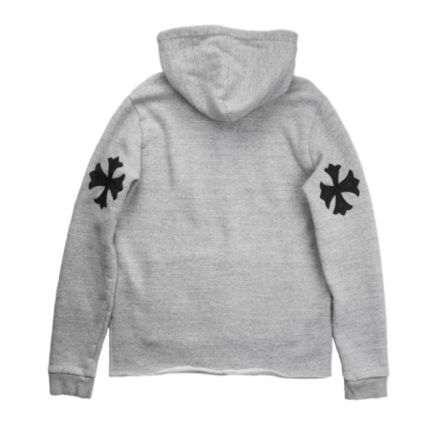 chrome-hearts-patchwork-hoodie-gray