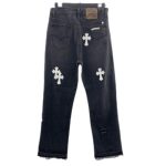 chrome-heart-cross-stitched-jeans
