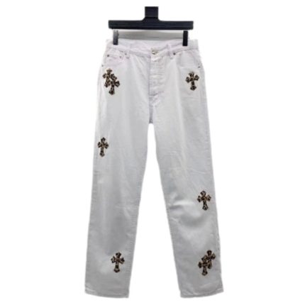 chrome-heart-leopard-jeans