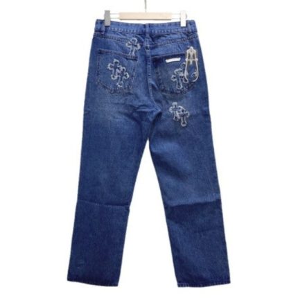 chrome-heart-zipper-jeans