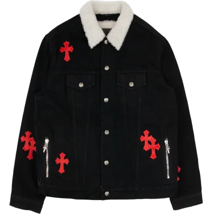 chrome-hearts-shearling/trucker-jacket