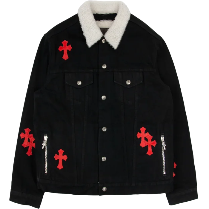 chrome-hearts-shearling/trucker-jacket