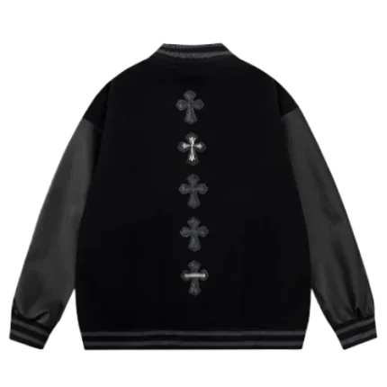 chrome-hearts-black/varsity-jacket