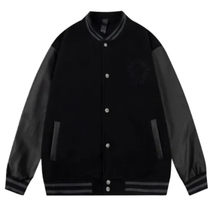 chrome-hearts-black/varsity-jacket