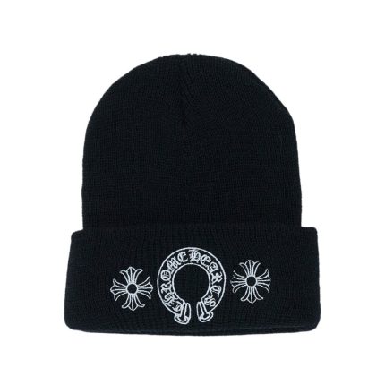 chrome-hearts-black/shoe-beanie
