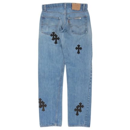 chrome-hearts-levi’s-jeans