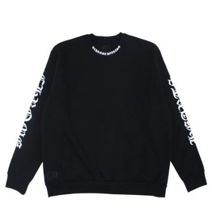 chrome-hearts-neck-slogan-crewneck