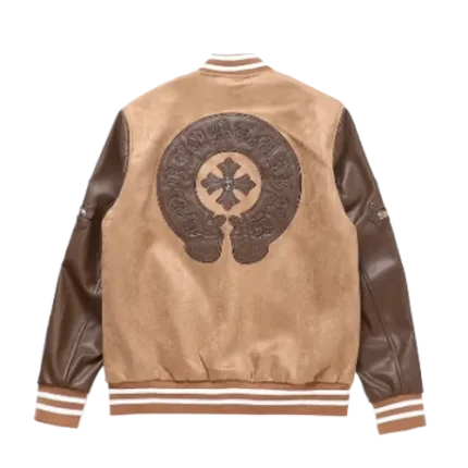 chrome-hearts -brown-jacket
