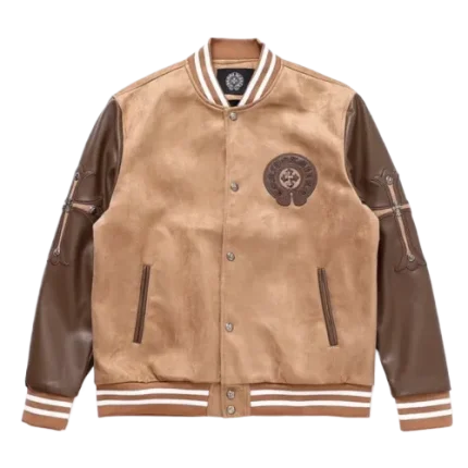 chrome-hearts -brown-jacket
