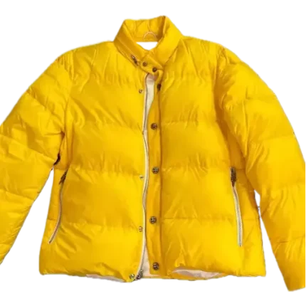 chrome-hearts-yellow/puffer-jacket