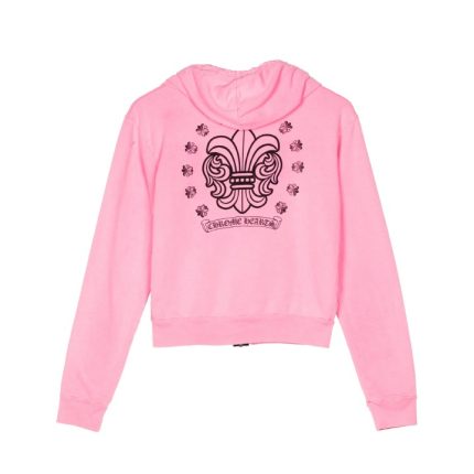 chrome-hearts-pink-hoodie