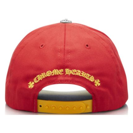 chrome-hearts-red/yellow-hat