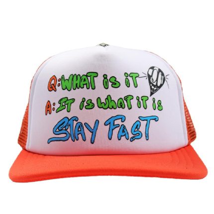 chrome-hearts-orange/White-hat