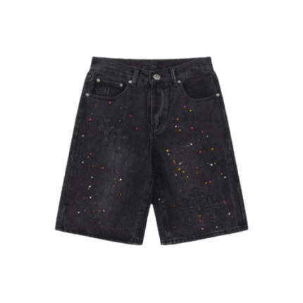 chrome-hearts-distressed-shorts