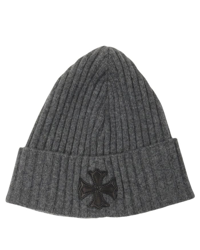 chrome-hearts-plus-cross-patch-cashmere-beanie